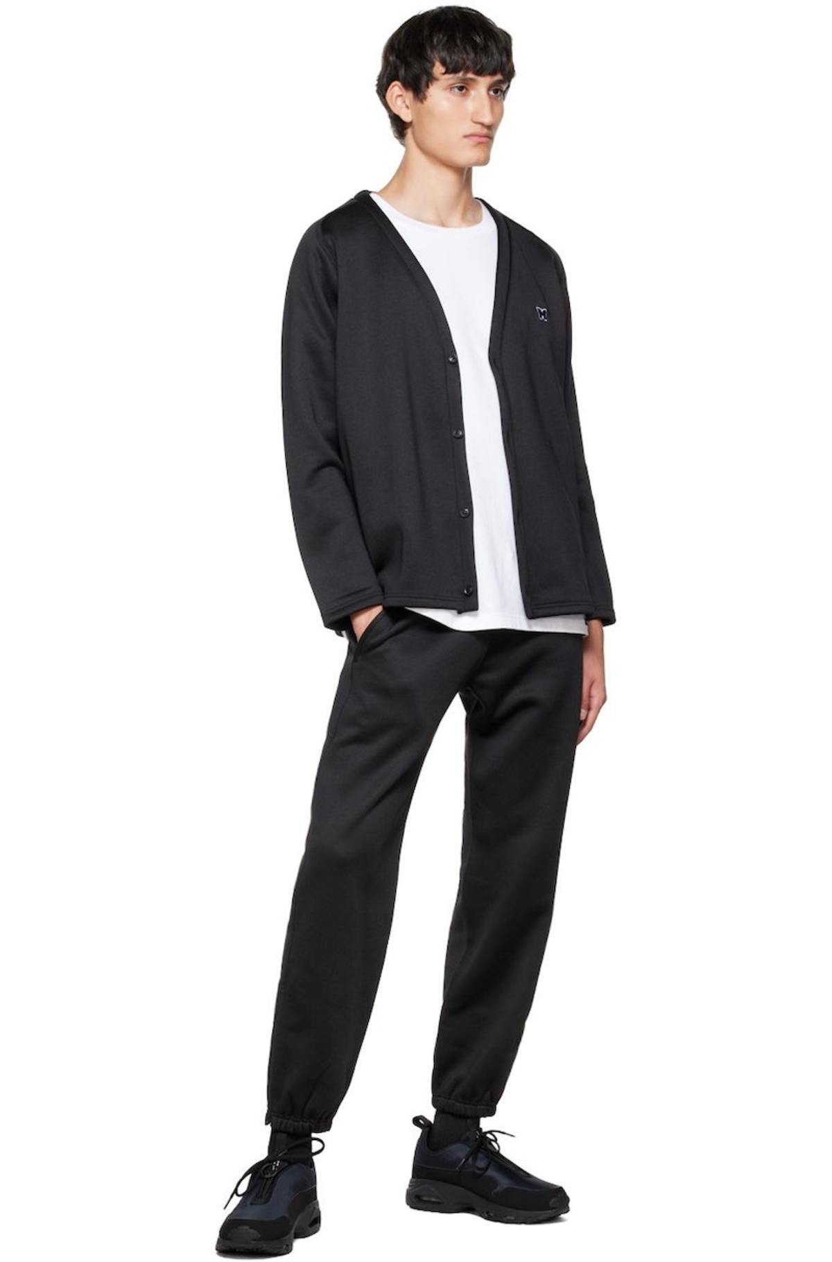 NEEDLES Black V-Neck Cardigan | Garmentory