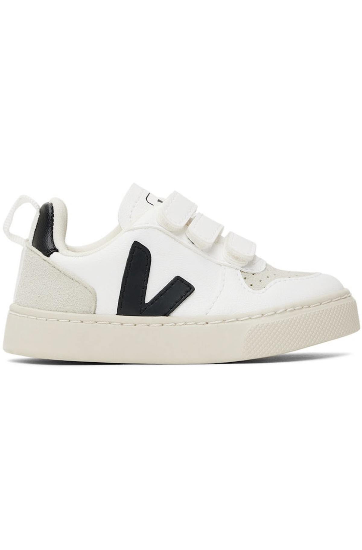 VEJA Baby Black & White V10 Sneakers Garmentory