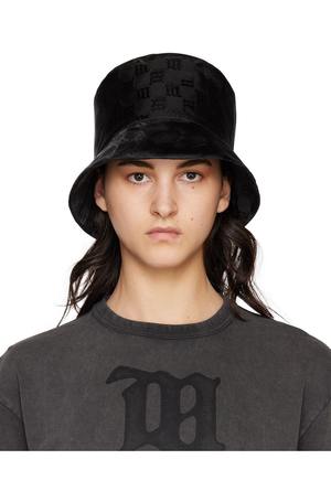 MISBHV Black Monogram Bucket Hat | Garmentory display picture 1