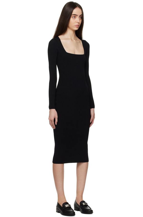 rag & bone Black Asher Midi Dress | Garmentory