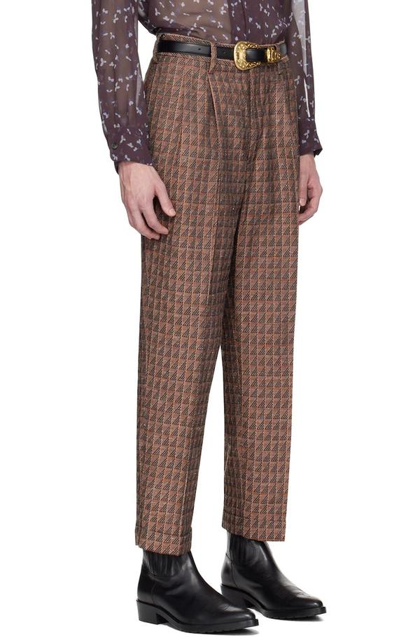 NEEDLES Orange Tucked Trousers | Garmentory