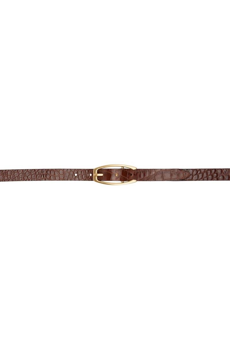 rag & bone Brown Mini League Belt | Garmentory display picture 1