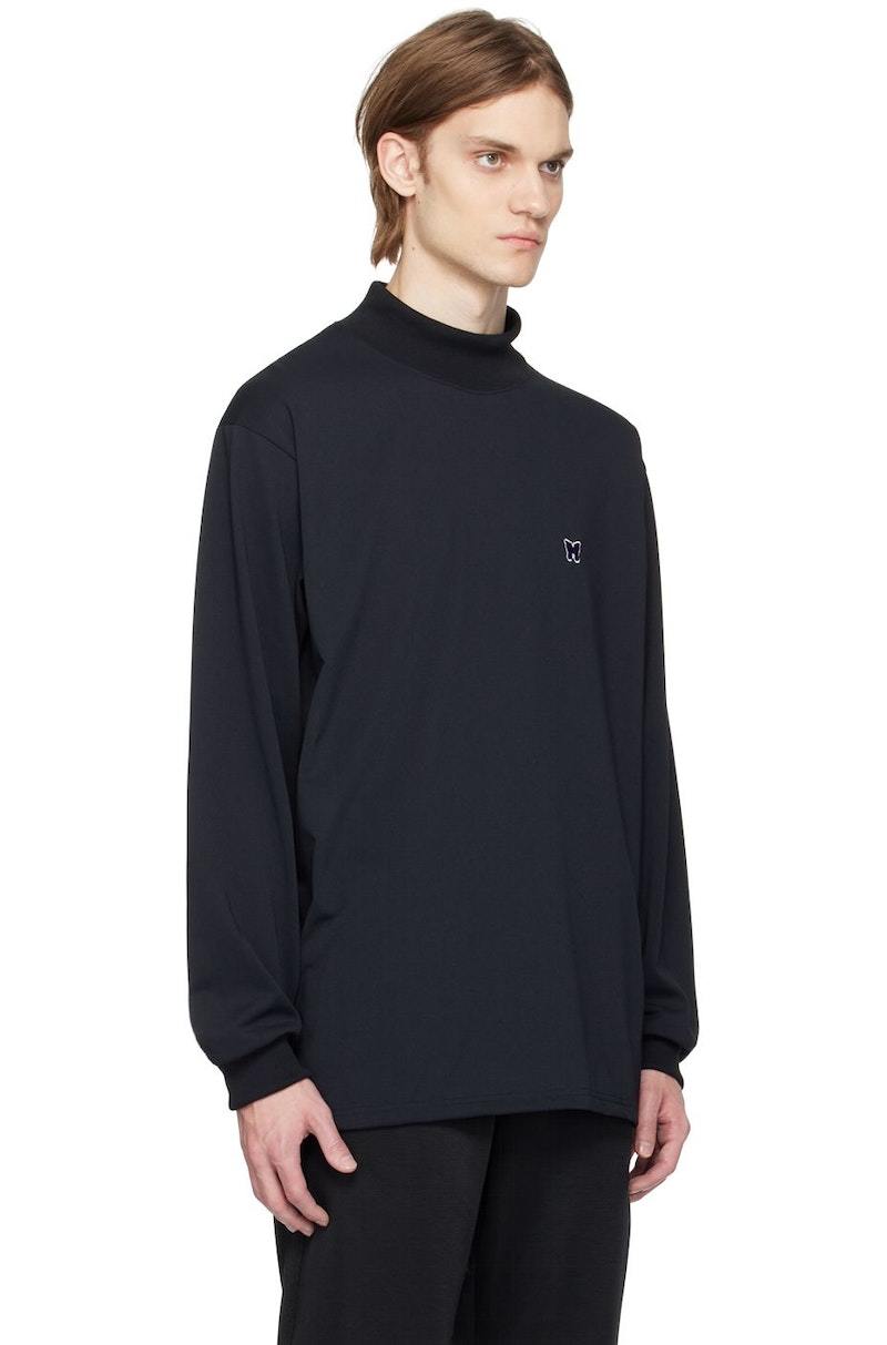 【Needles】 SS25 Men's Henley Neck T-Shirt BORDEAUX Work N' Sport Men's Long Sleeve Henley Thermal Shirt