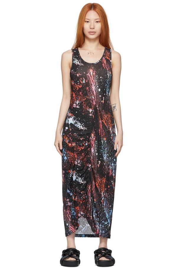 Henrik Vibskov Black Tencel Midi Dress | Garmentory