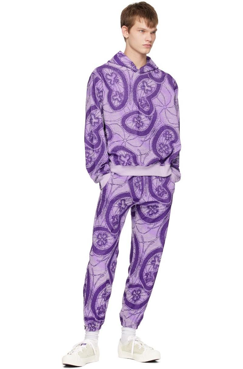 新発売 NEEDLES Purple Zipped Sweatpants | Garmentory パンツ