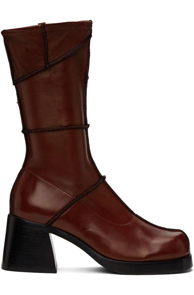 【関税込み】Miista ブラウン Lois ブーツ Miista Brown Lois Boots | Garmentory