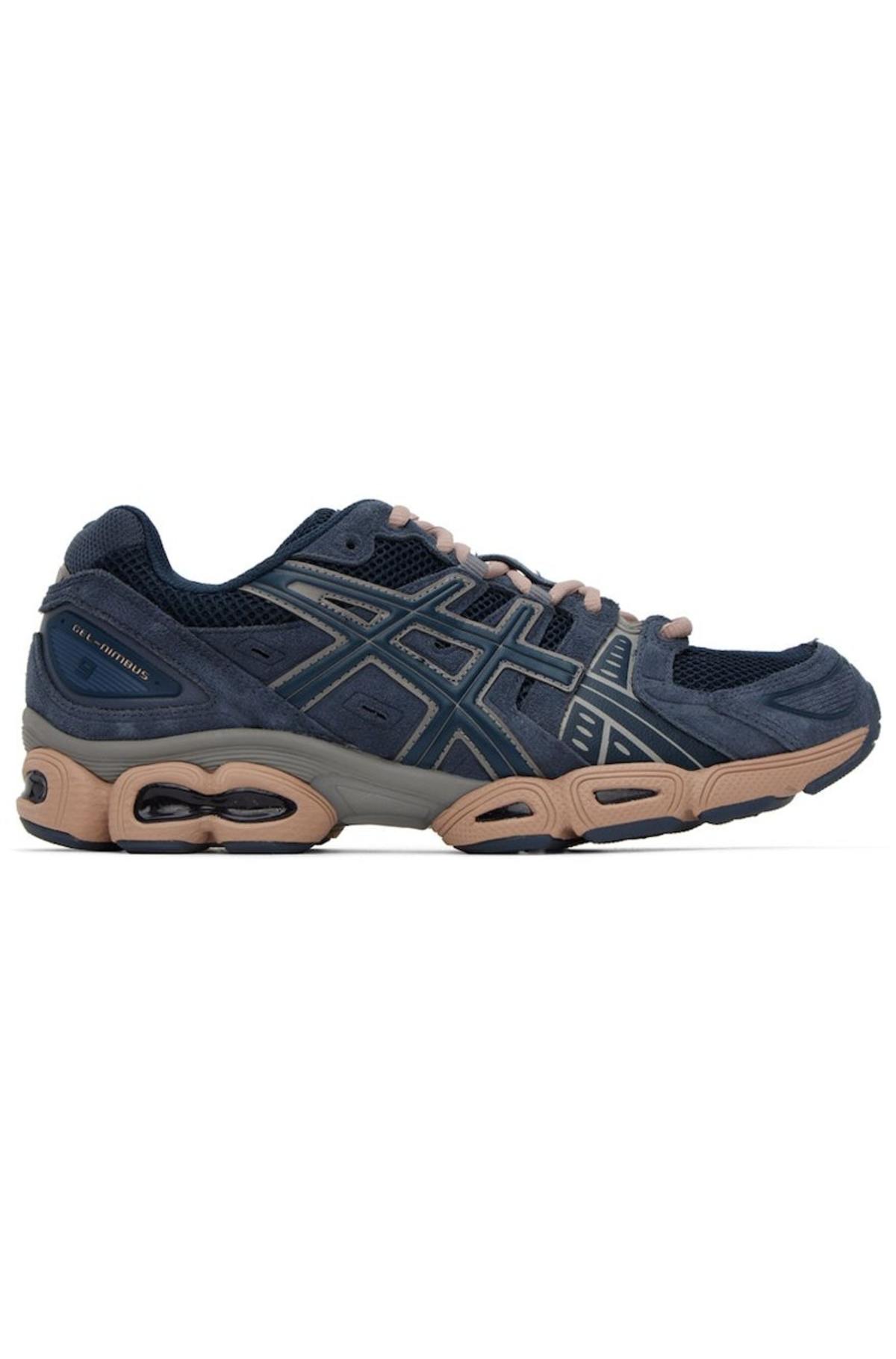 navy blue asics