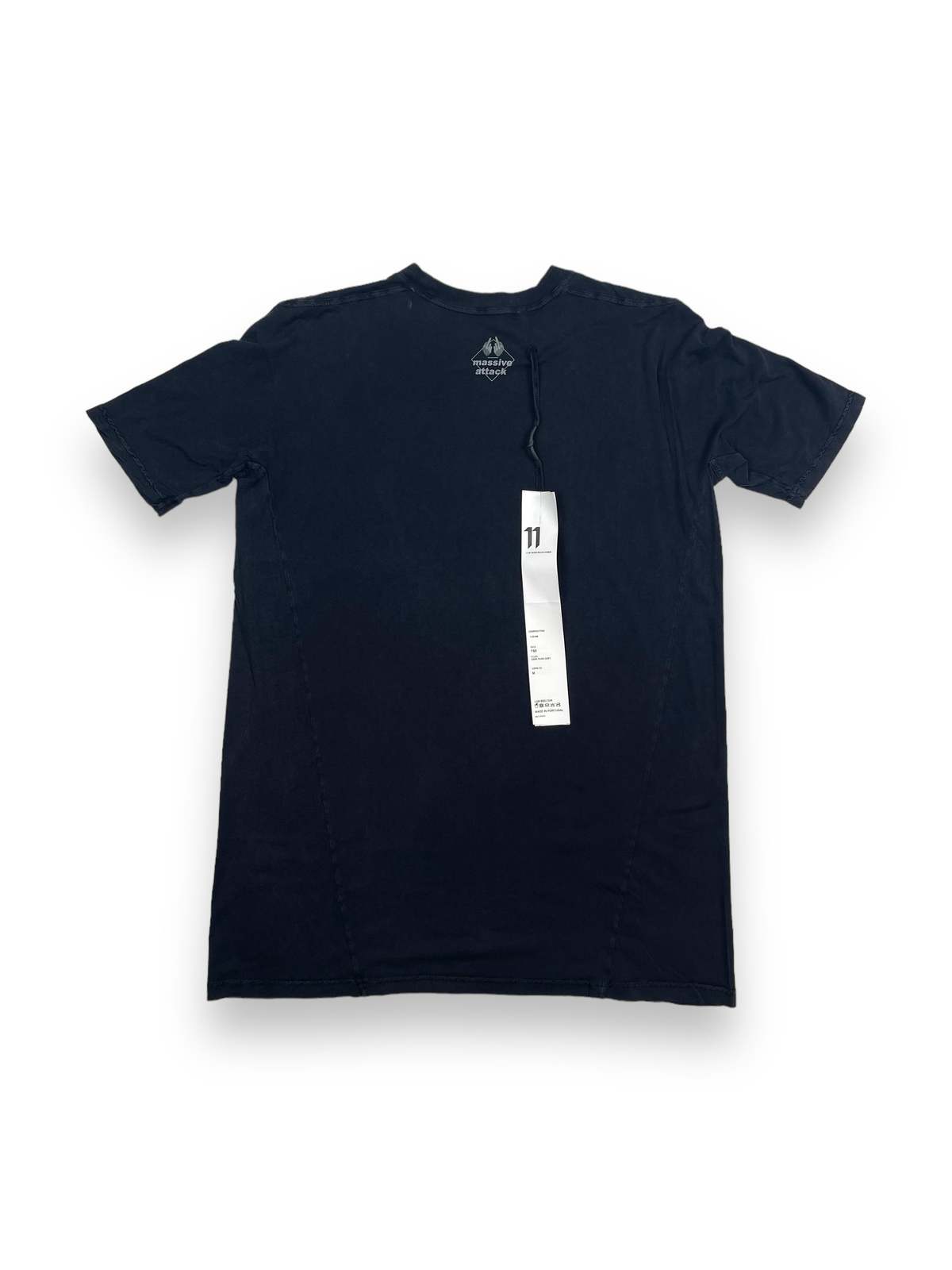 11 By Boris Bidjan Saberi Massive Attack Tshirt - Black