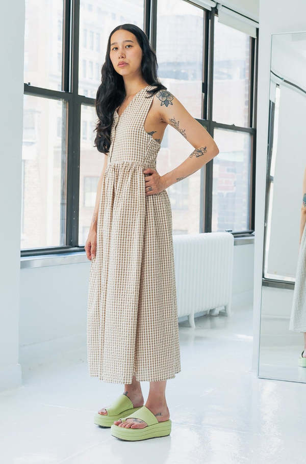golden brown wedding dresses Dani Midi Dress – Draper James