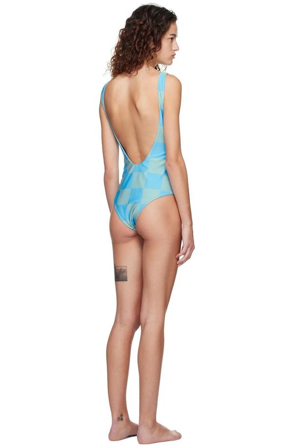 【関税込み】Stine Goya ブルー Angela ワンピース スイムウェア Stine Goya Angela One-Piece Swimsuit - Aqua | Garmentory