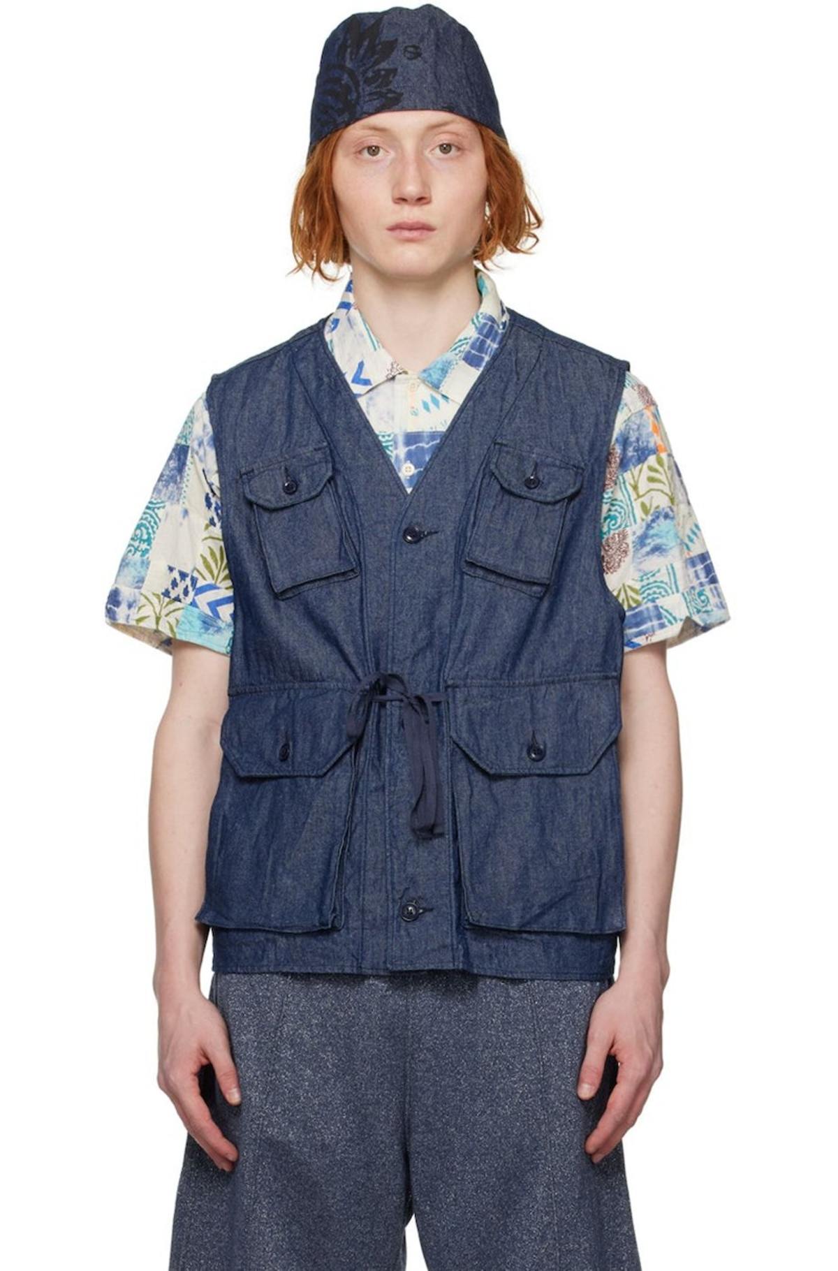 ENGINEERED GARMENTS GAME VEST ENGINEERED GARMENTS】COTTON RIPSTOP