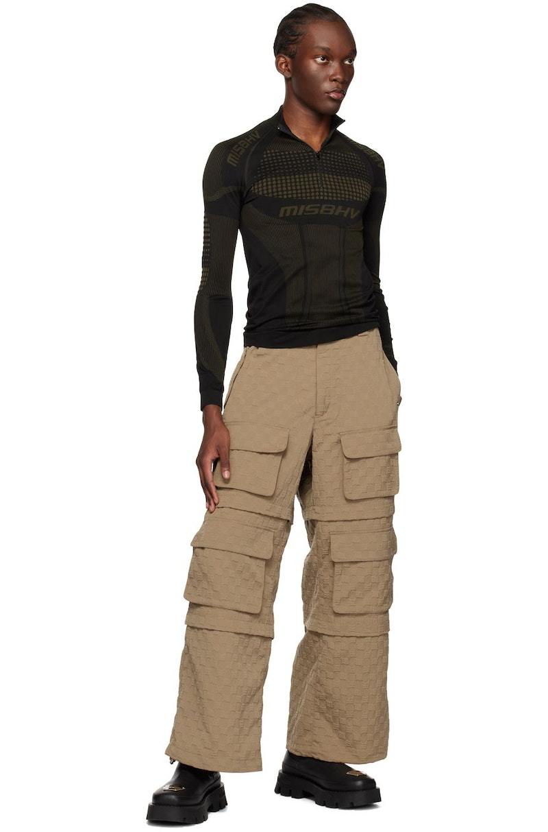 【関税込み】MISBHV SSENSE限定 ブラック＆カーキ トップス MISBHV Black & Khaki Top - BLACK/ OLIVE | Garmentory