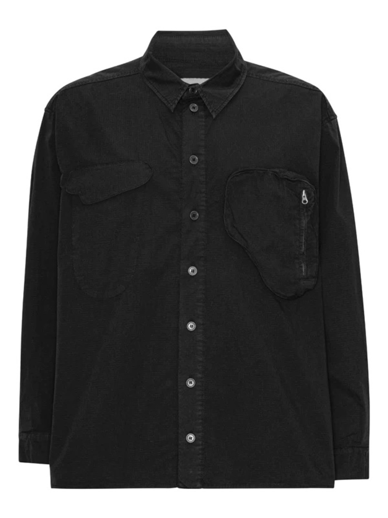 Henrik Vibskov Cargo Shirt - Caviar | Garmentory