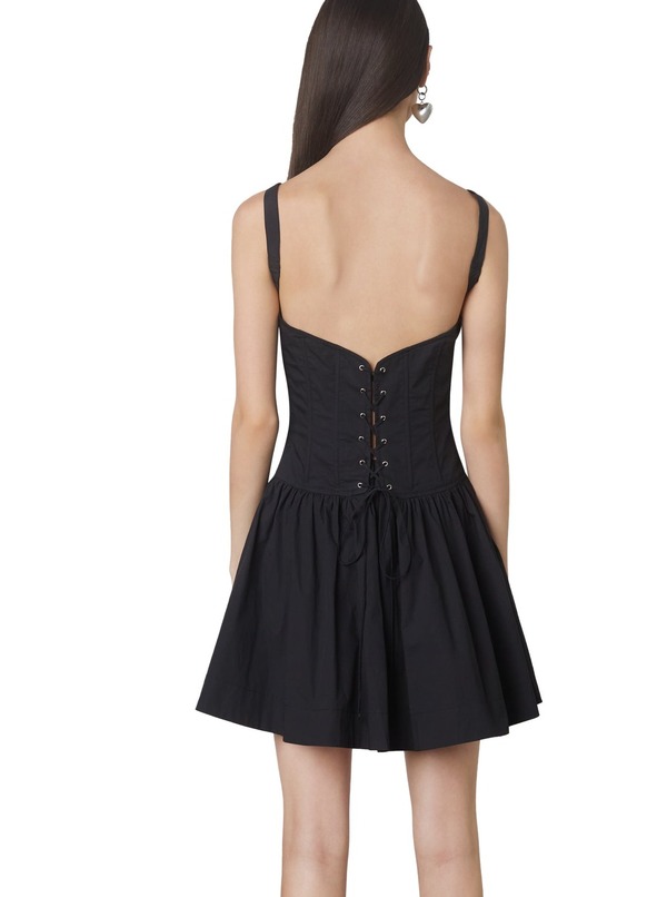 sachin and babi light blue dress PixieGirl Petite Women's Black Scuba Drop Waist Mini Dress