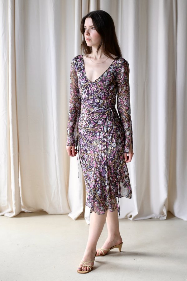 red and black dress for women Red Floral Multi Midi Dress - All Dresses