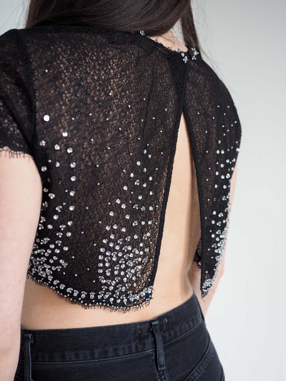 bcbg sequin top