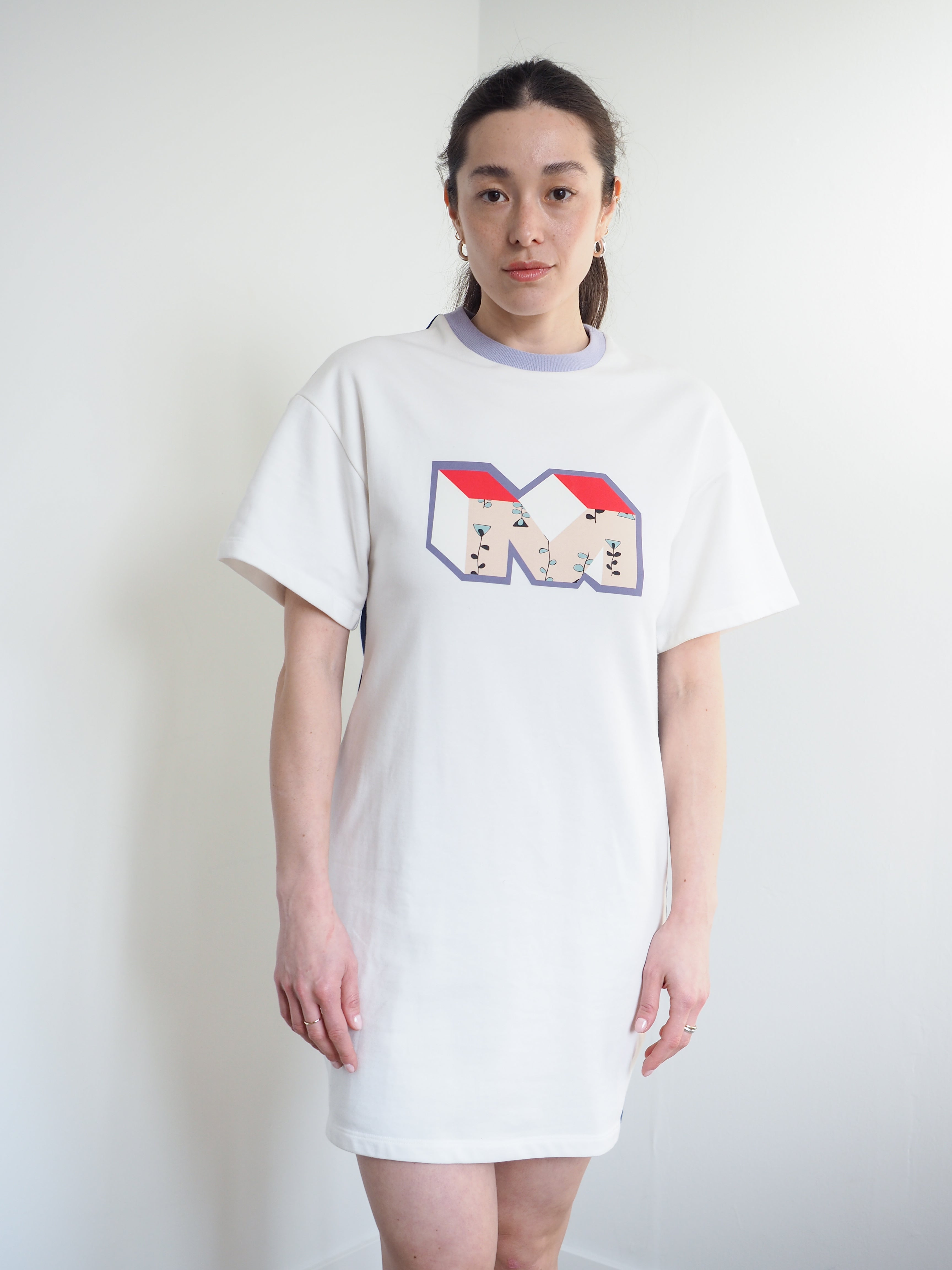 Marni Graphic T-Shirt Dress - Ivory | Garmentory
