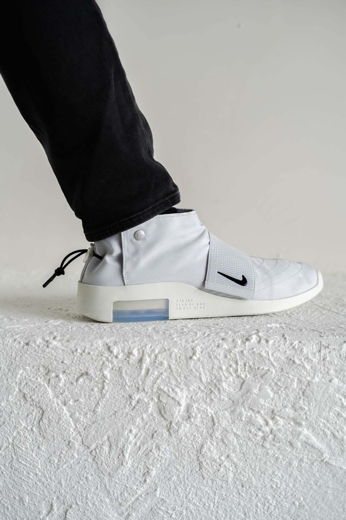 fear of god moccasin pure platinum