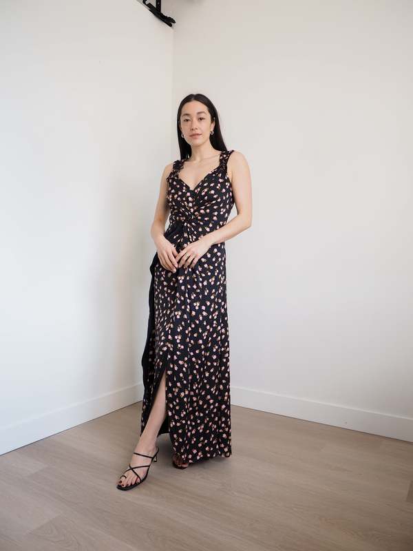 SALE !! ウェディングにも Self Portrait >> Floral Maxi Dress self-portrait Flower Maxi Dress in Champagne | REVOLVE