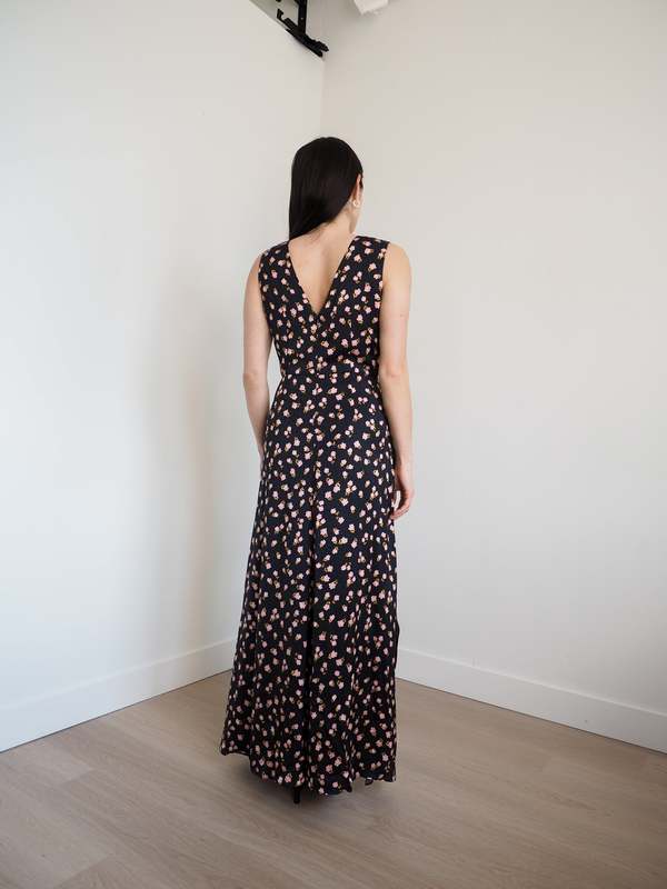 Self-Portrait Twisted Floral Maxi Dress 6 | Garmentory