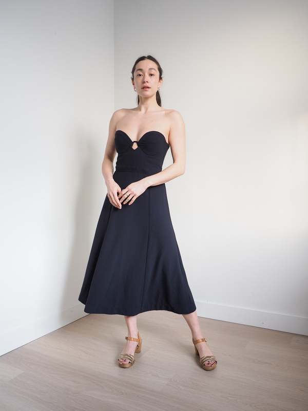 zimmermann black strapless dress Zimmermann Black Silk Strapless Mini Dress Size 1 – Mine & Yours