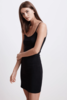 Velvet Scarlett Slip Dress - Black - Thumbnail 2