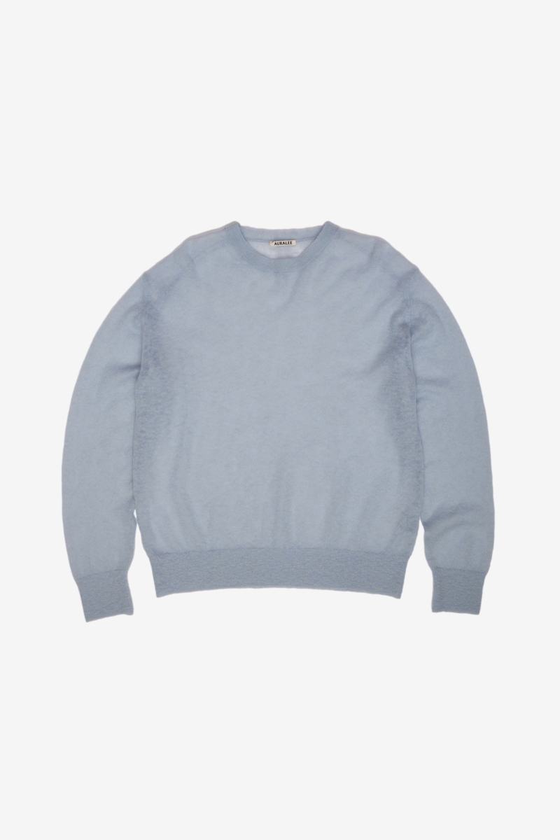 【AURALEE】 23SS KID MOHAIR SHEER KNIT P/O Kid Auralee Mohair Sheer Knit P-O | Garmentory