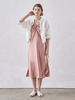 Maison De Ines Slip Shirring Dress - Pink - Thumbnail 6