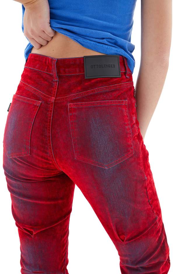 Red Wash Wide Belt Denim Opium Y2K 【公式通販】