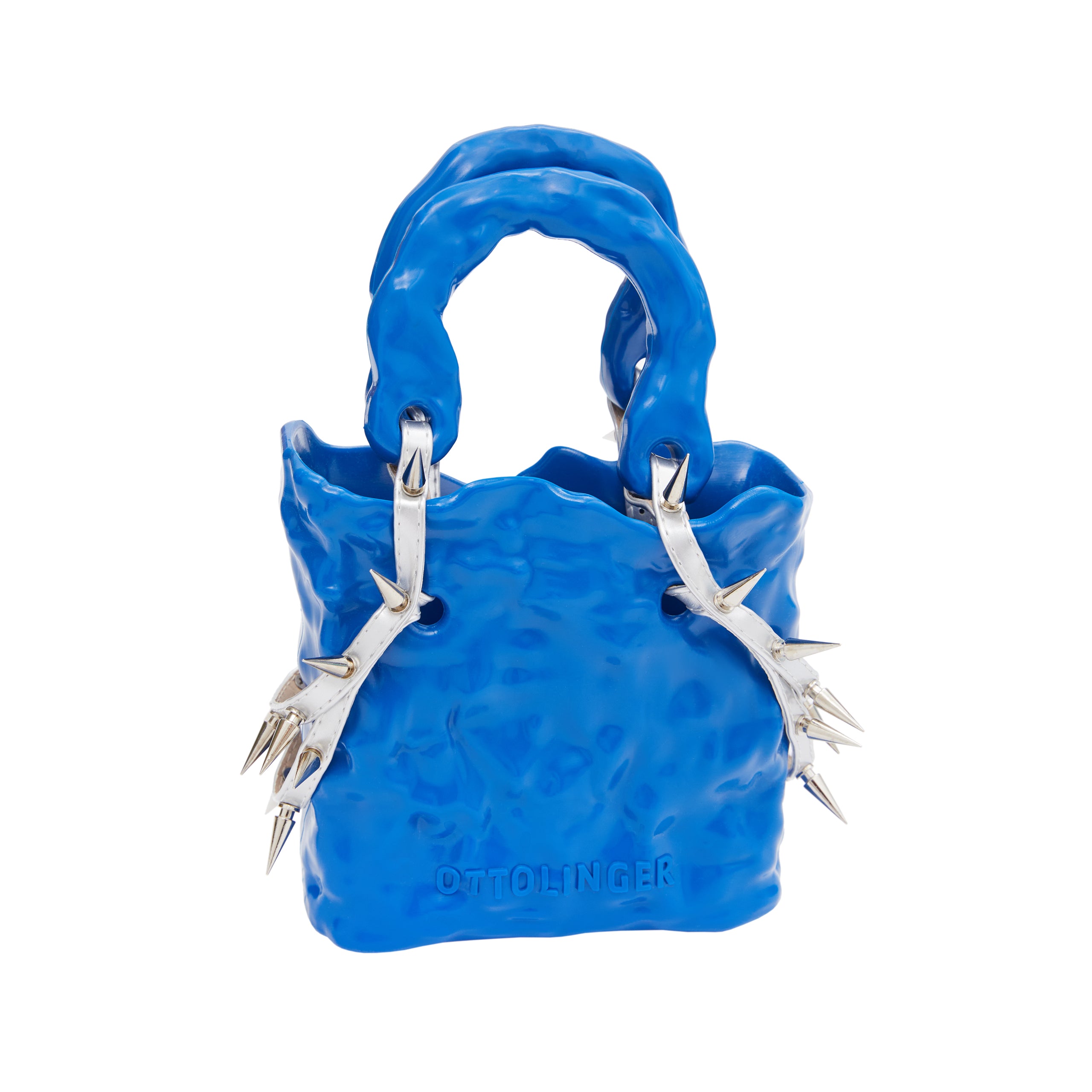 Ottolinger Signature Ceramic Bag - Blue/Silver | Garmentory