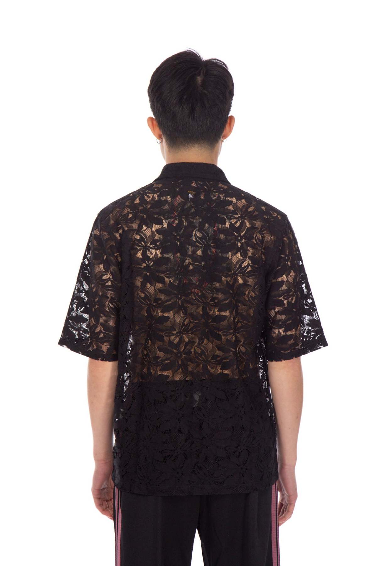 Needles Cabana Shirt Black Lace Garmentory