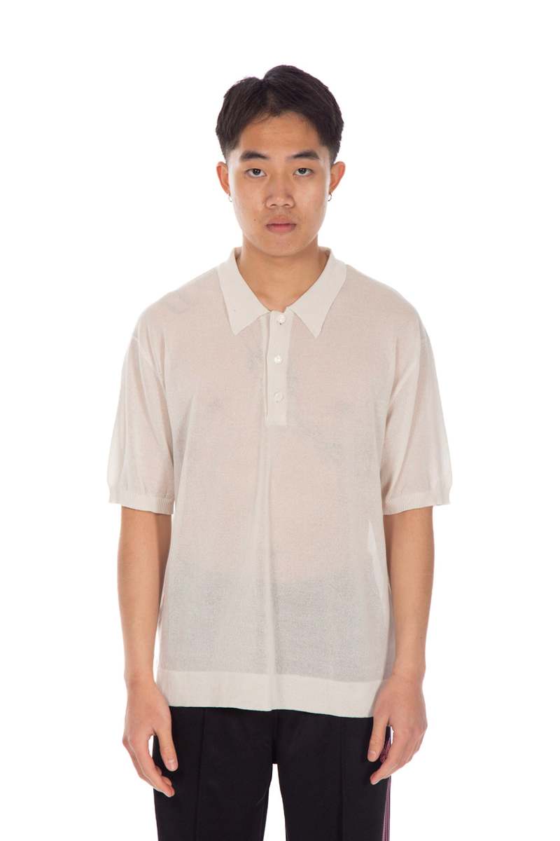 papier Polo tee/white