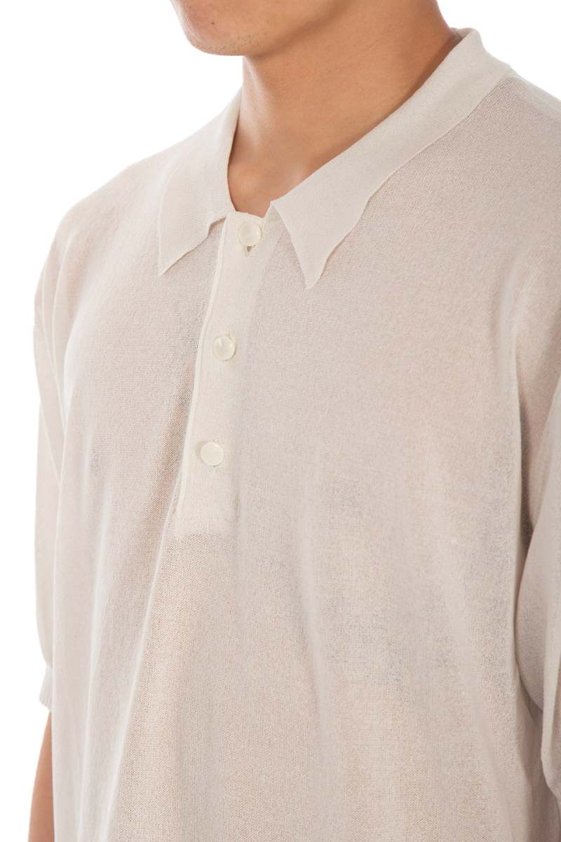 公式 ストアファッション - papier Polo tee/white C99238422