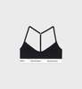 Sporty & Rich 80S Runner Sports Bralette - Black/Black - Thumbnail 4