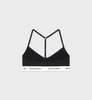 Sporty & Rich 80S Runner Sports Bralette - Black/Black - Thumbnail 5