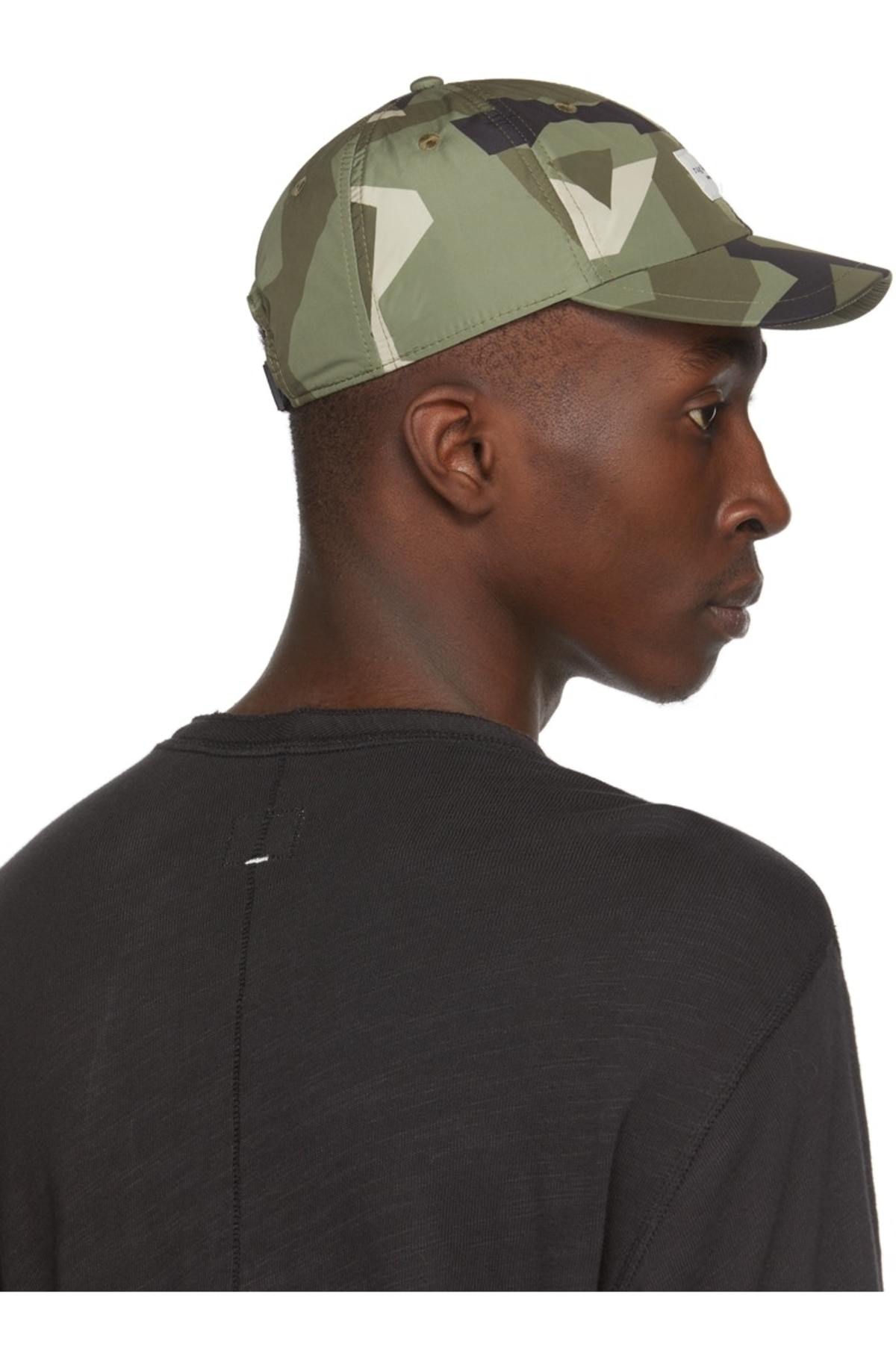 RAG & BONE‎ Addison Camo Baseball Hat Green Buy rag & bone Women main image 2
