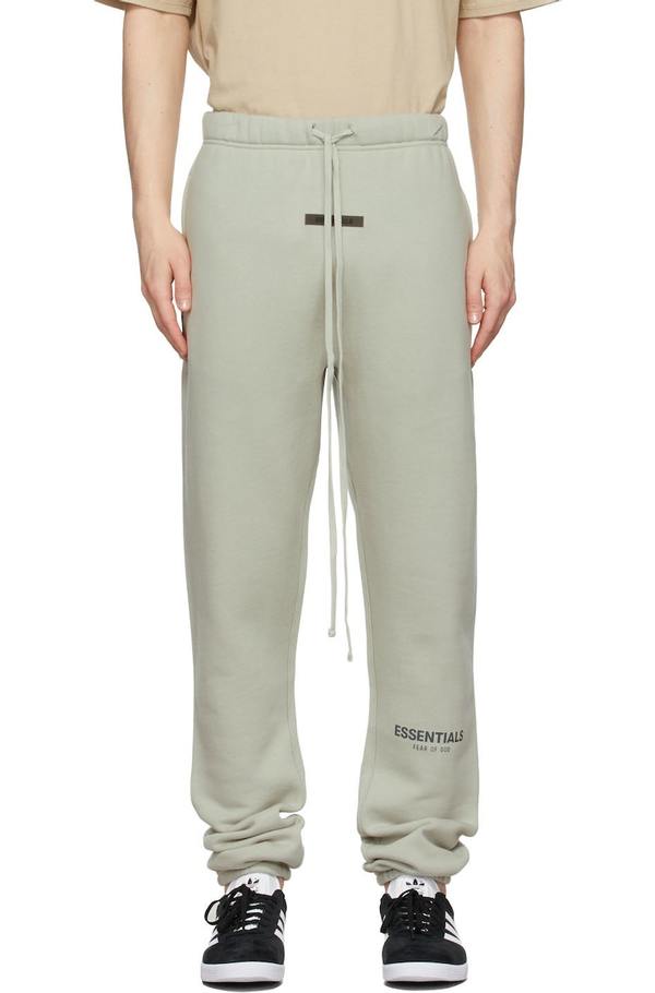 Essentials Green Fleece Lounge Pants | Garmentory