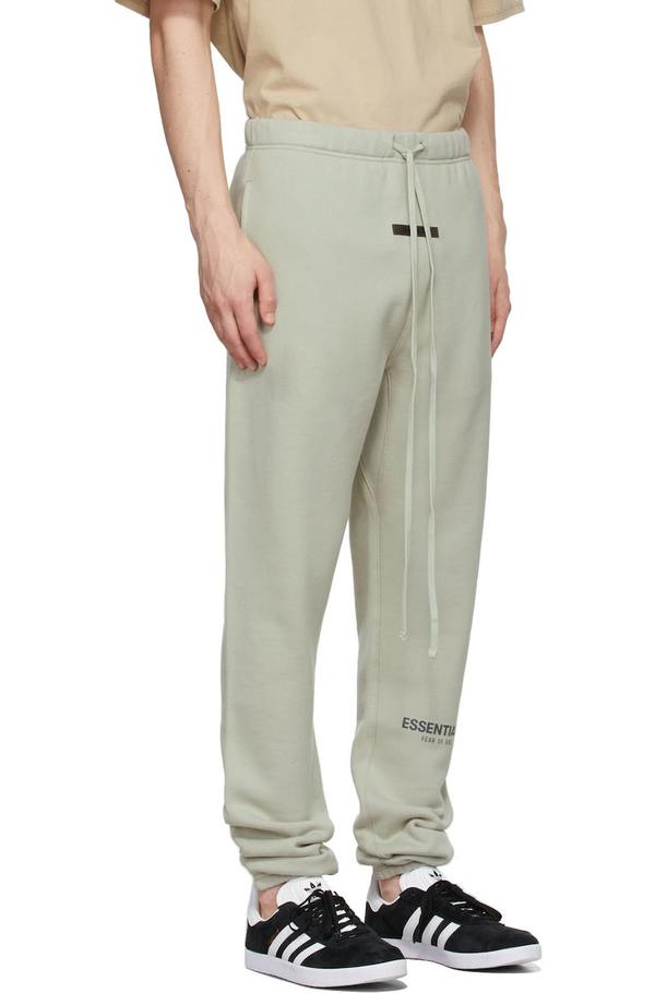 Essentials Green Fleece Lounge Pants | Garmentory