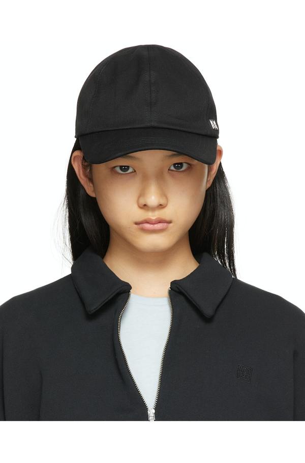 TOTEME Black Logo Baseball Cap | Garmentory