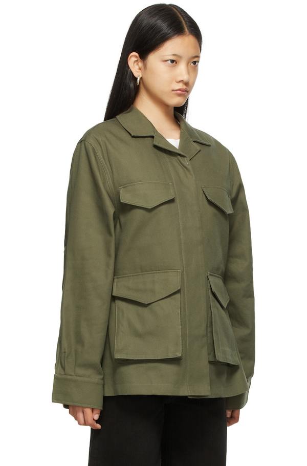 TOTEME Khaki Army Jacket | Garmentory