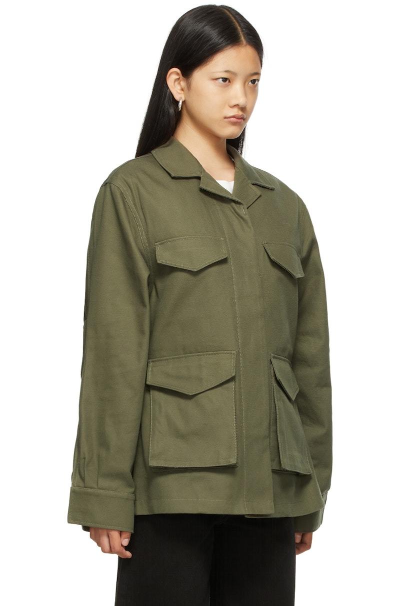 TOTEME トーテム グリーン army ジャケット TOTEME Khaki Army Jacket | Garmentory