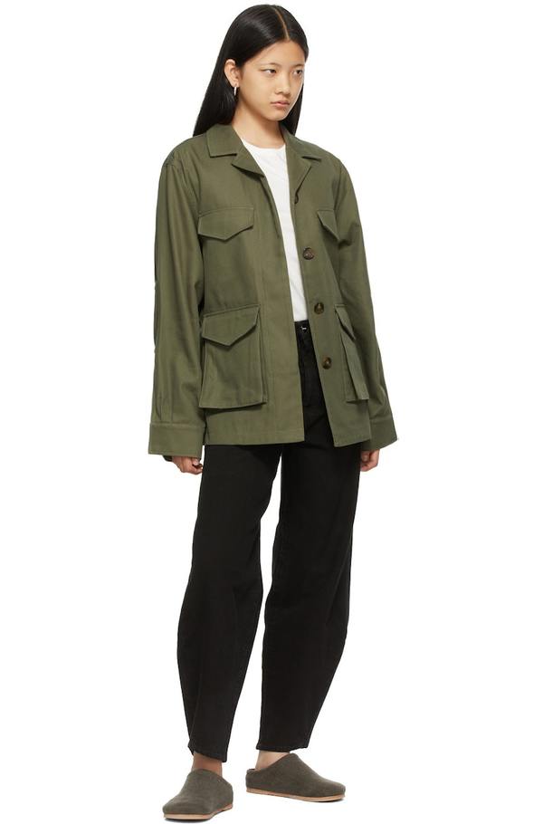 TOTEME Khaki Army Jacket | Garmentory