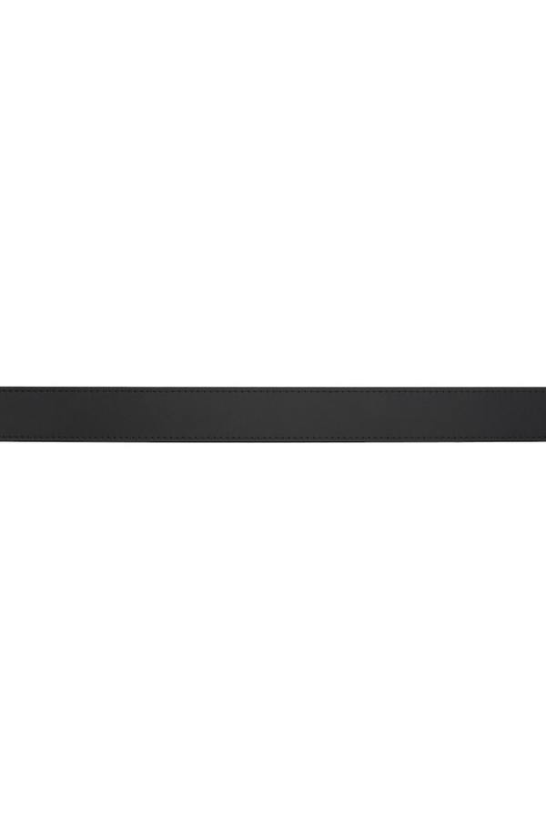 Maison Margiela Black Signature Stitch Belt | Garmentory