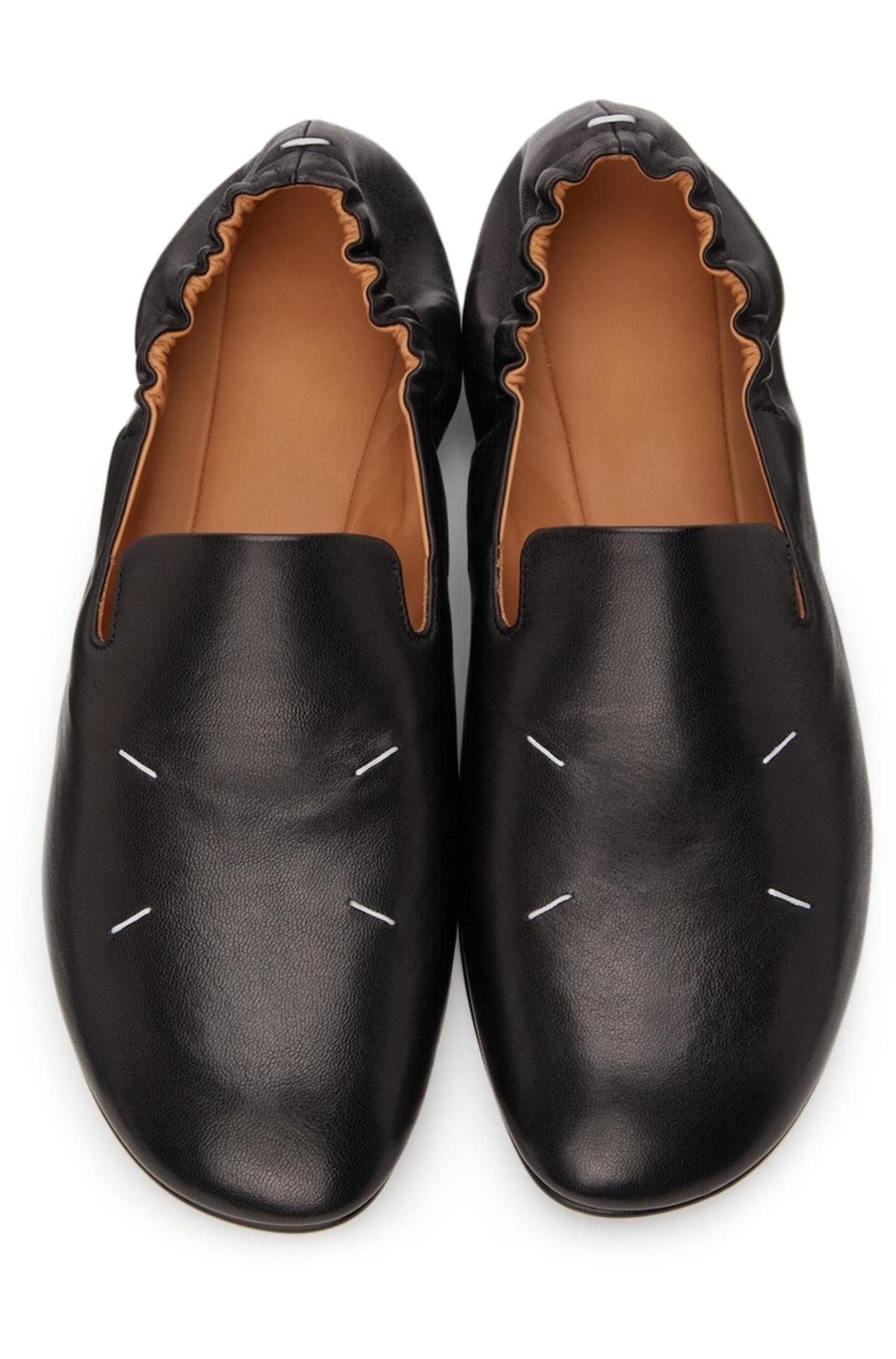 Maison Margiela Black Kiki Slippers | Garmentory