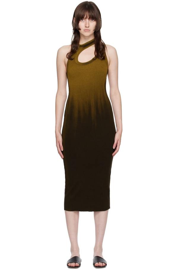COTTON CITIZEN Brown Verona Cutout Midi Dress | Garmentory