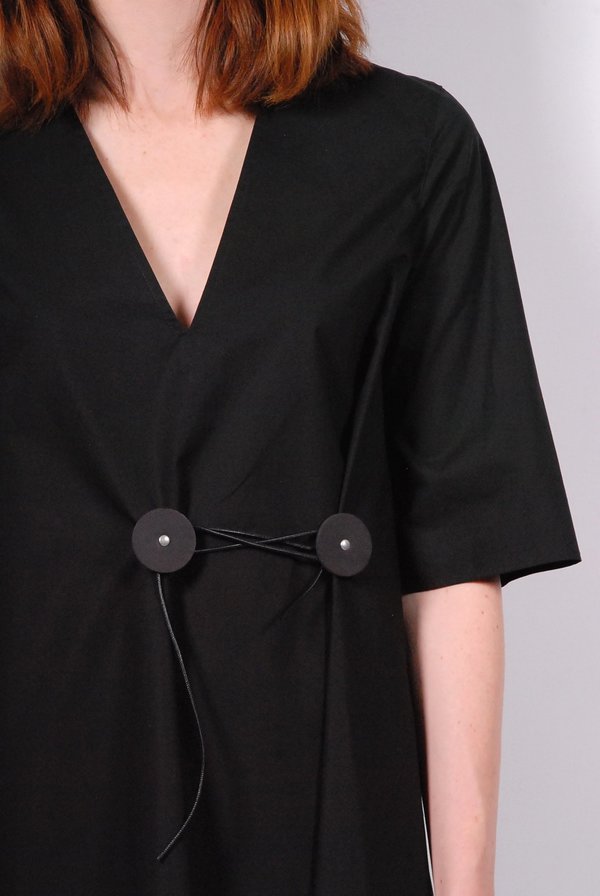 ワンピース MM6 Maison Margiela Dress like a Kimono MM6 by Maison Margiela Kimono Dress - Black | Garmentory