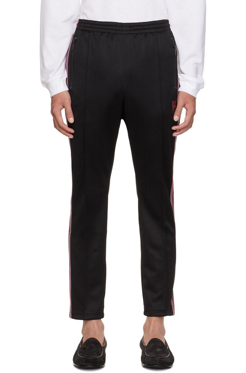Needles Narrow Track Pant Black XS ナロー Narrow Track Pant - C/Pe Velour(XS BLACK): Needles: WOMENS