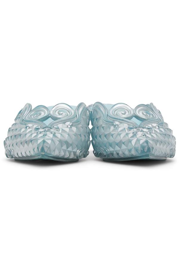 Y/Project Blue & Silver Melissa Edition Point Mules | Garmentory