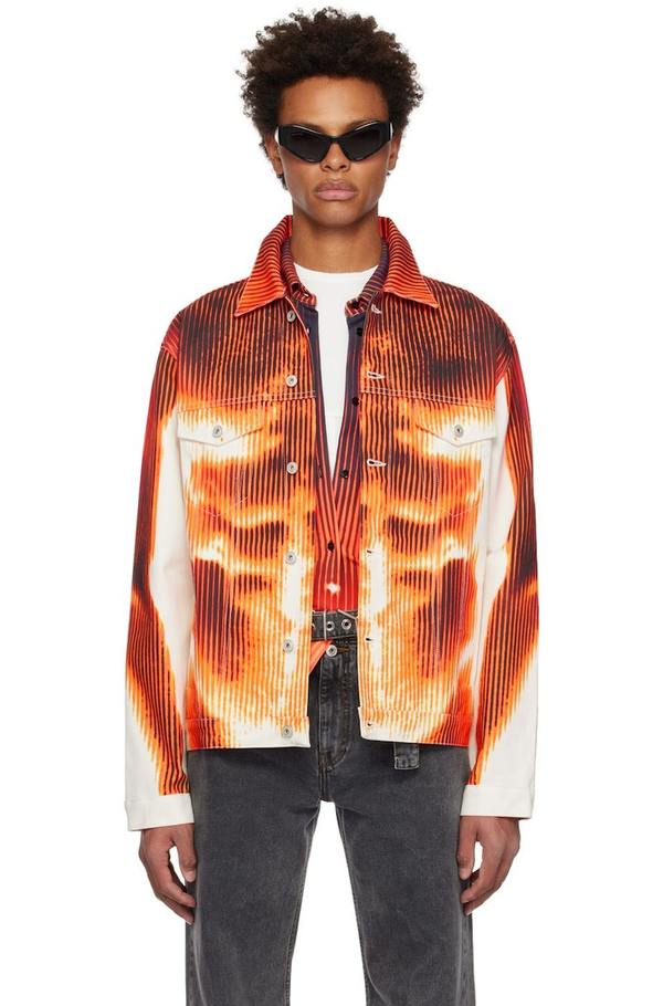 Y/project SSENSE Exclusive White & Orange Jean Paul Gaultier