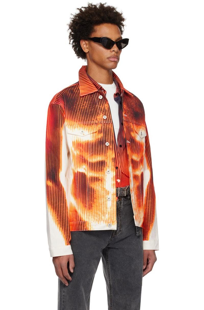 Y/project SSENSE Exclusive White & Orange Jean Paul Gaultier